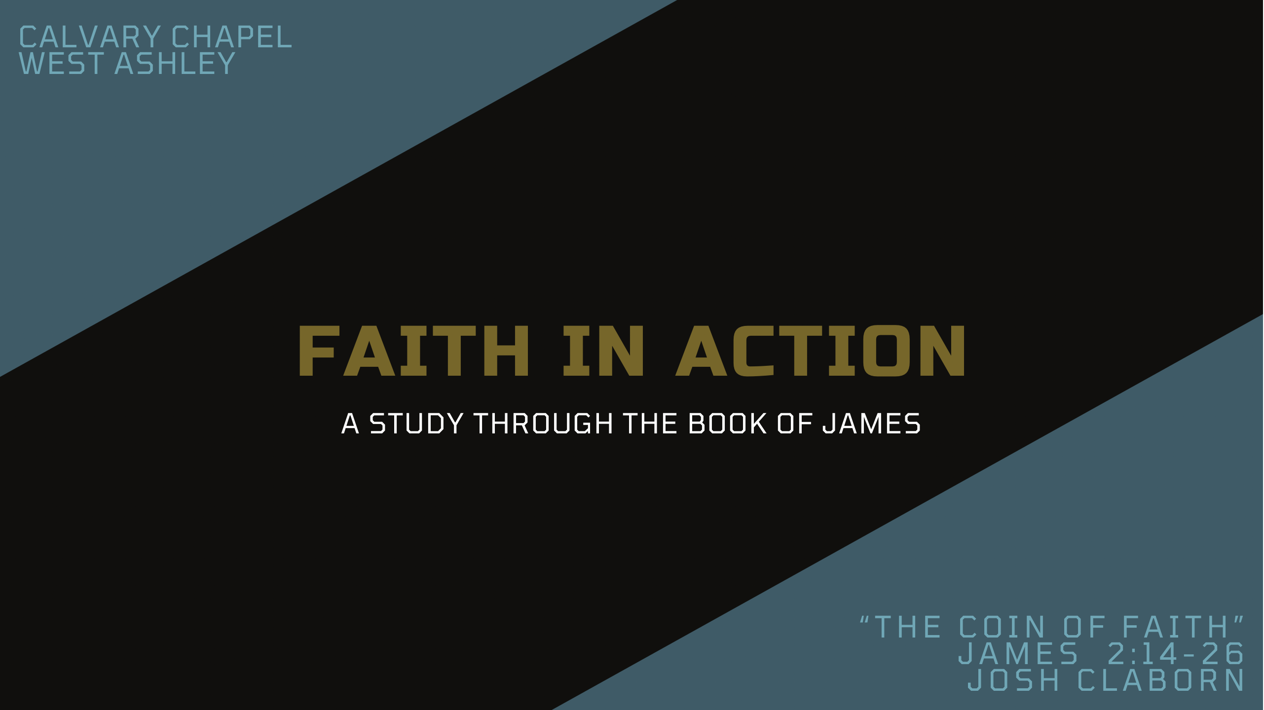 The Coin of Faith - James 2:14-26 Image